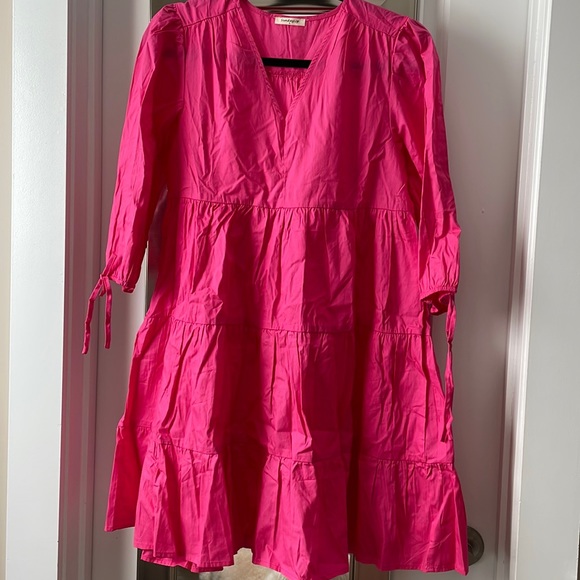 Pink Sunday Up cotton dress - Picture 1 of 10